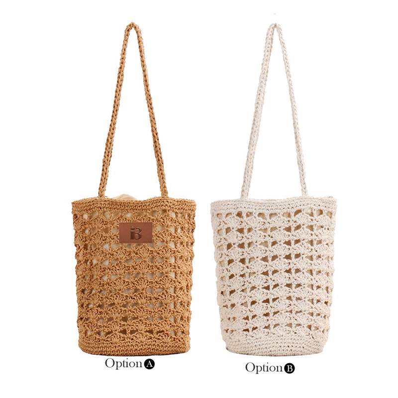 Large Capacity Summer Beach straw woven Tote Bags