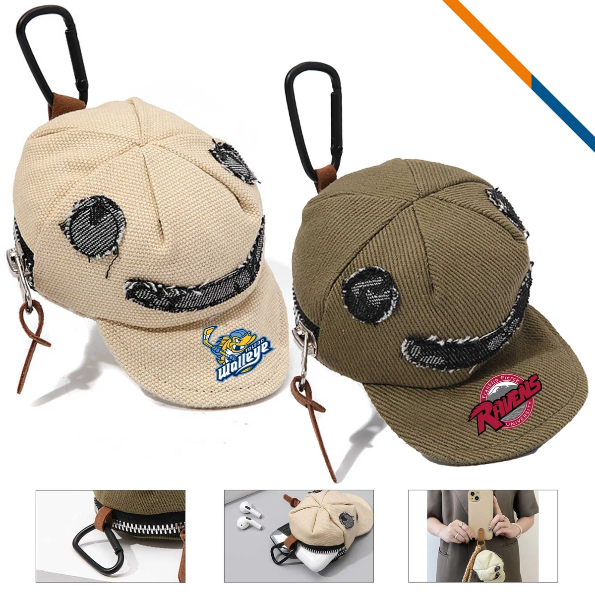 Elmy Baseball Cap Coin Purse 1