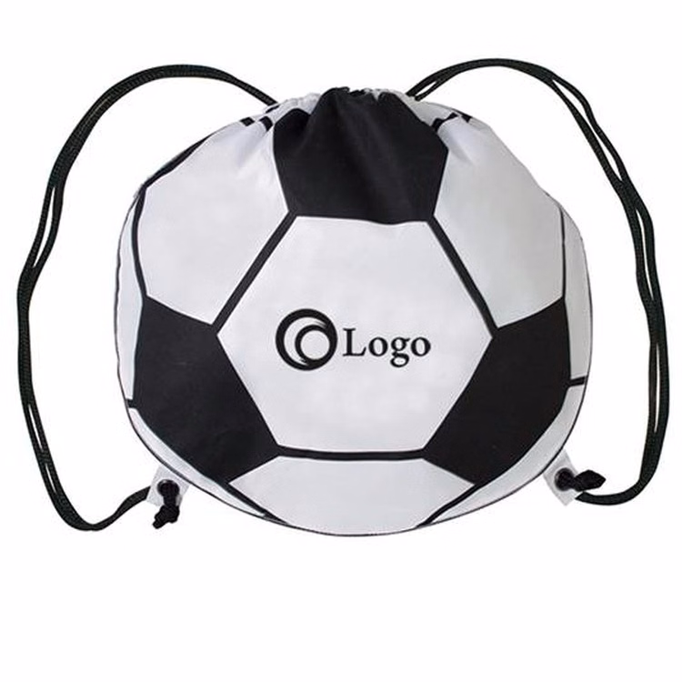 210D Polyester Football Drawstring Bag