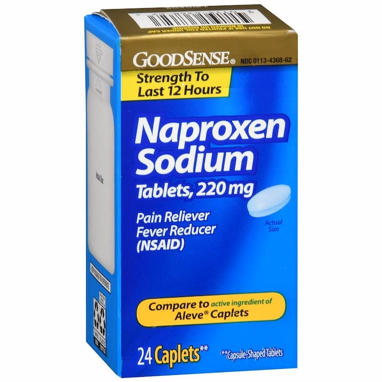 Naproxen Sodium Tablets - 220 mg 24 Pack