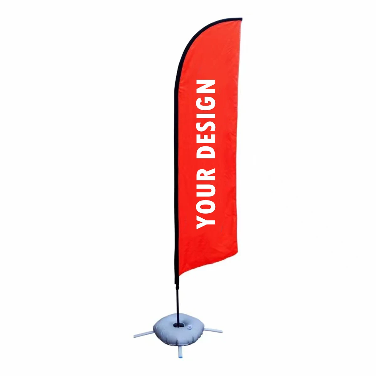 Knife-type Advertising Flag With Pole Kit 1