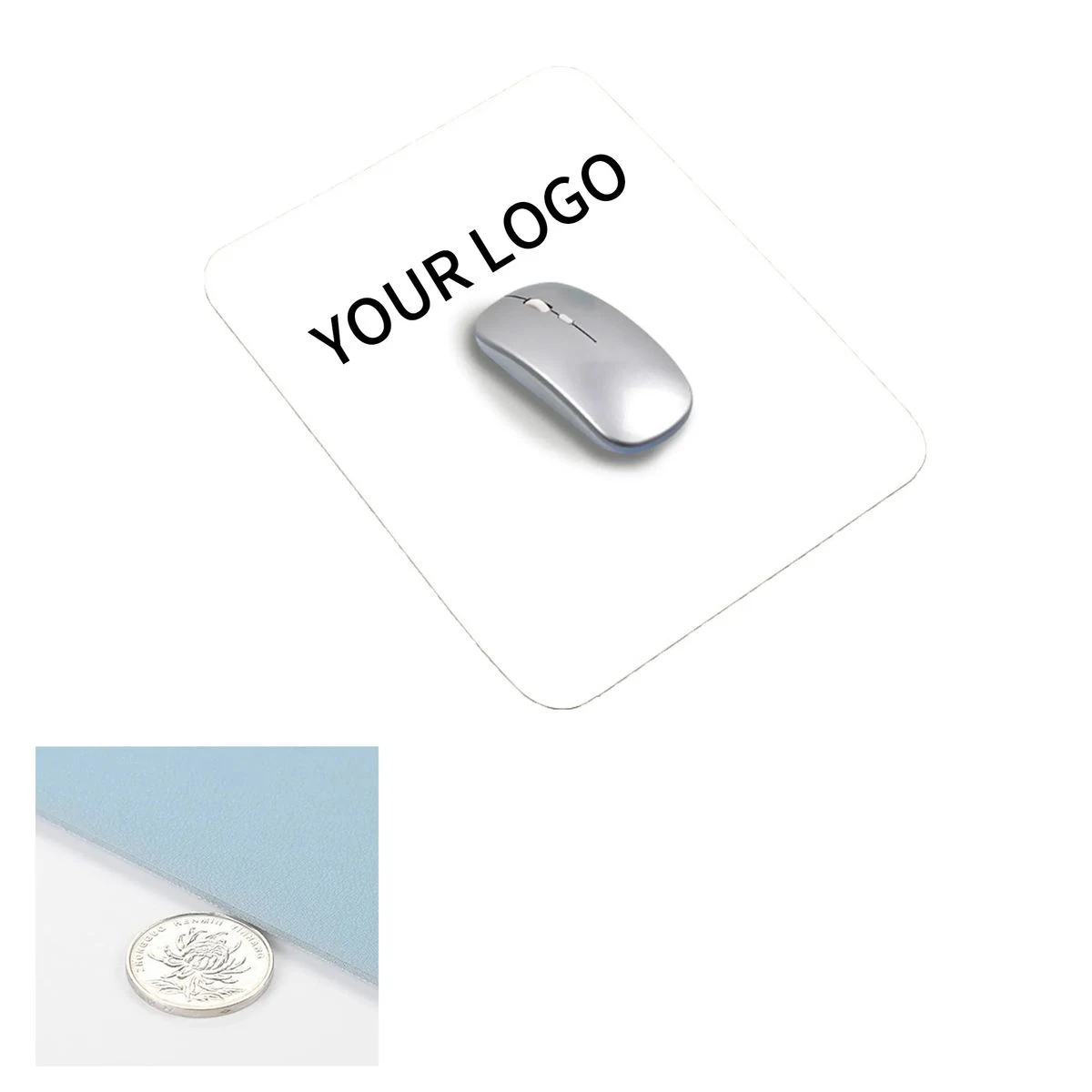 Soft Square Mouse Pad with Anti Slip Rubber Base 1