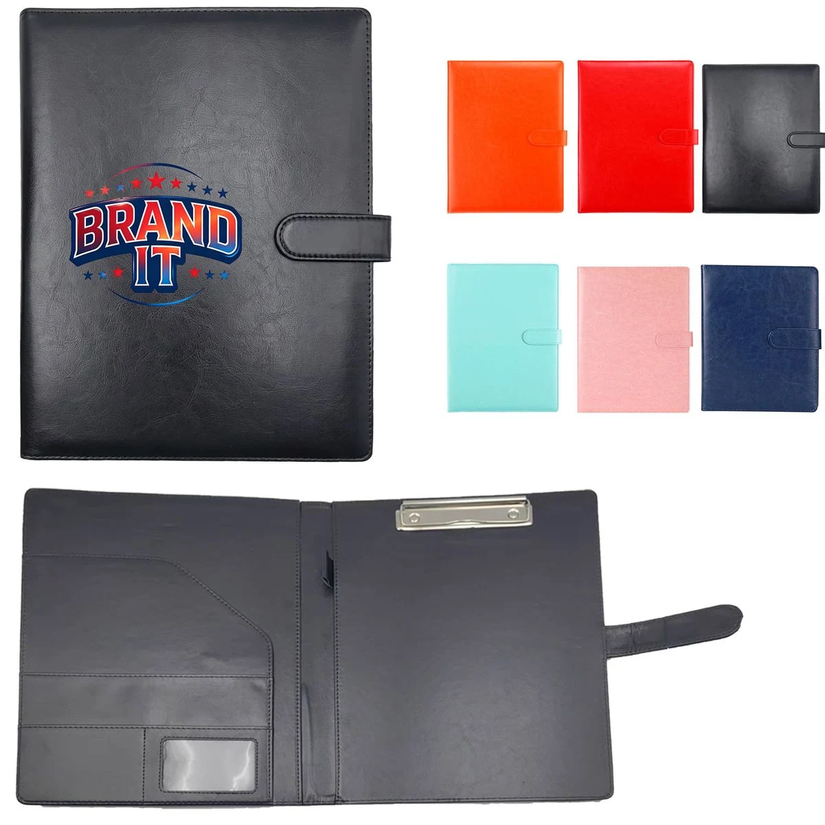 Leather PU Folder W/Magnetic Closure 1