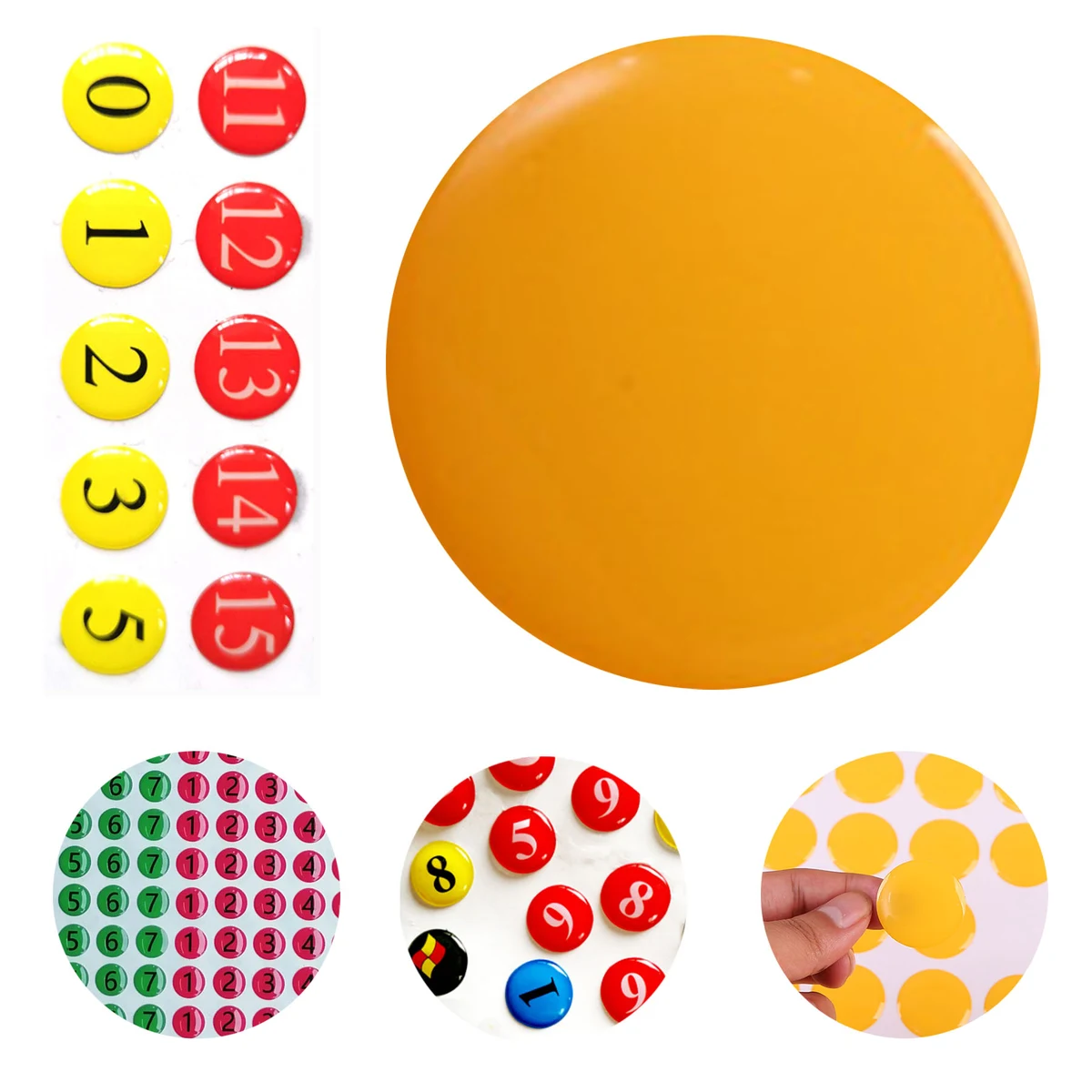 Printed Dome Label 1