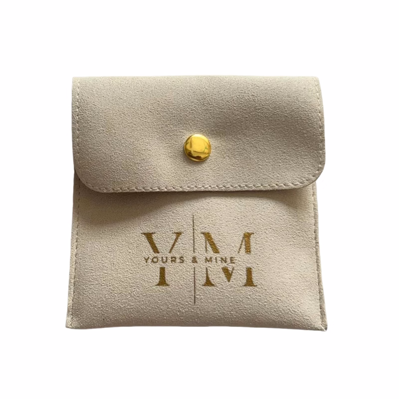 Microfiber Pouch with Snap-fastener