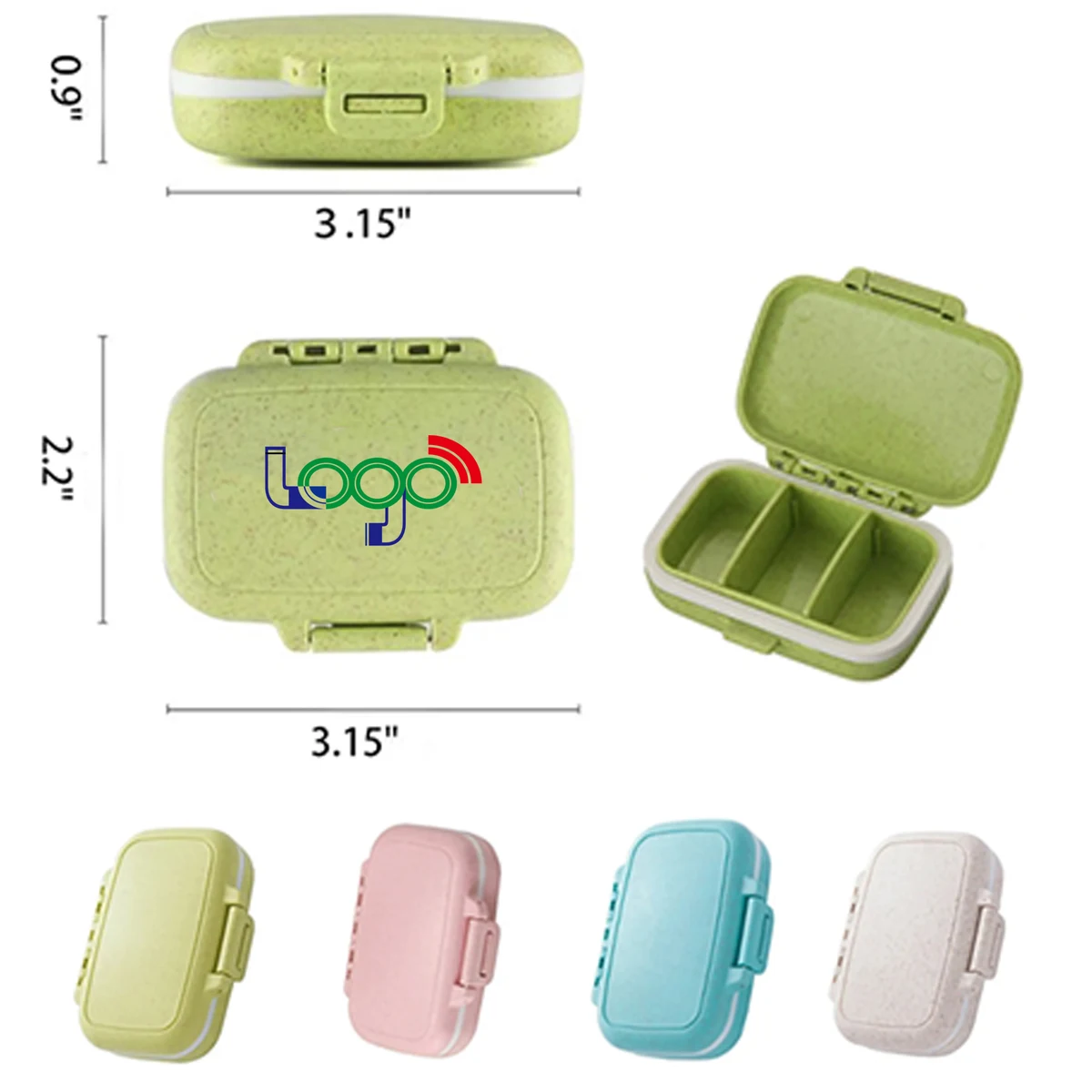 Durable Portable Pill Organizer 1
