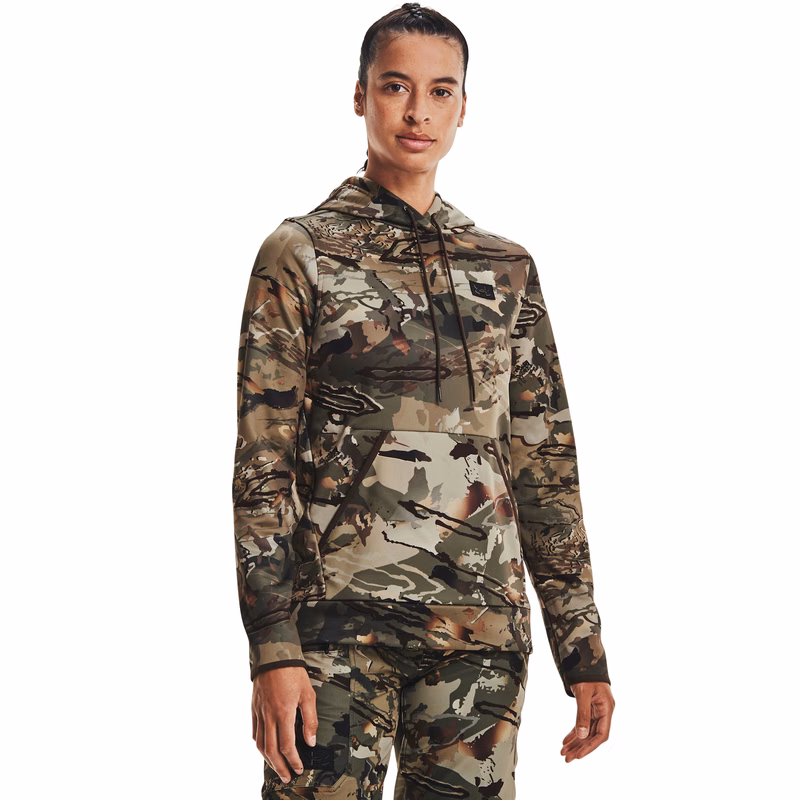 Women's Armour Fleece Camo Hoodie 