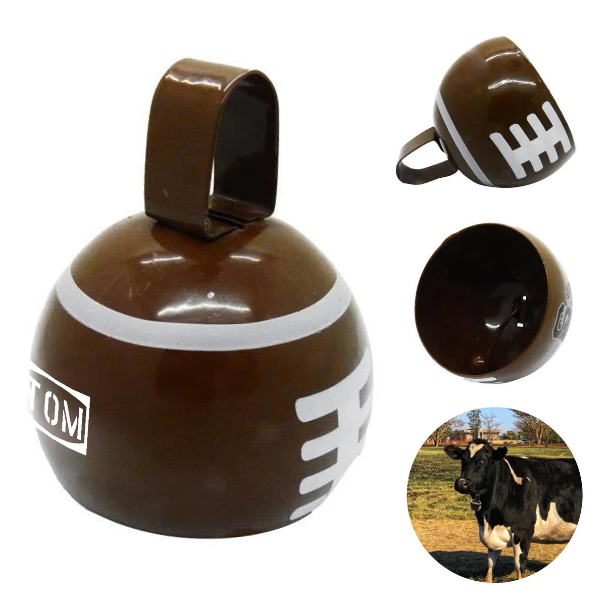 Animal Anti Stray Circular Metal Cow Bell 1
