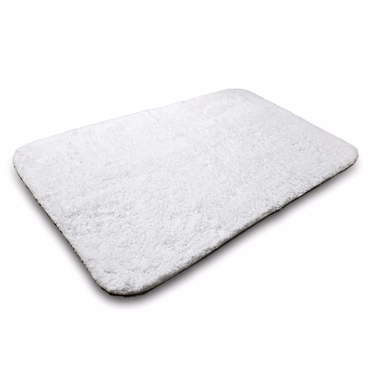 Bathroom Rugs White 21 x 34 1700 GSM