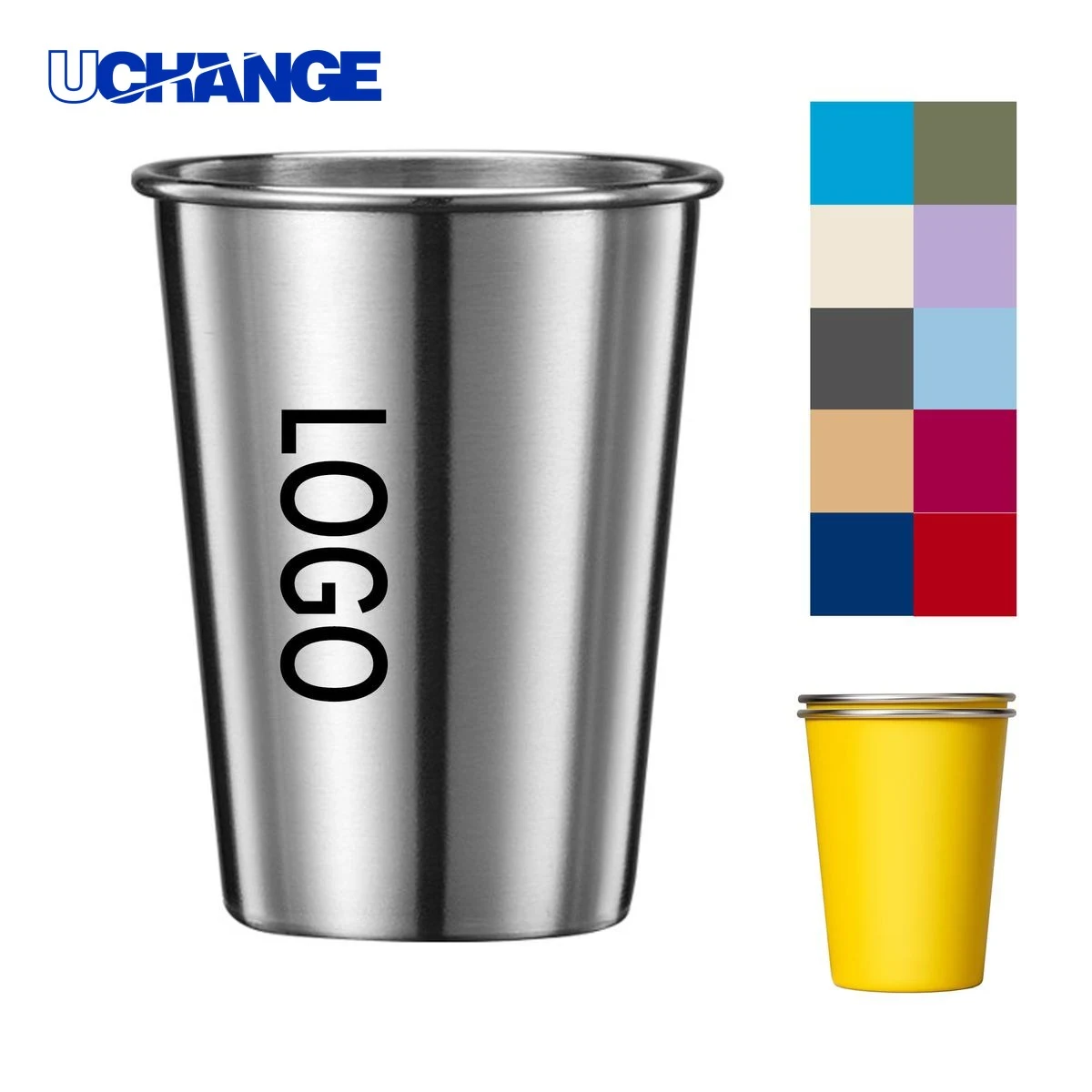 Stainless Steel Cup for Camping and Bar (12oz) 1