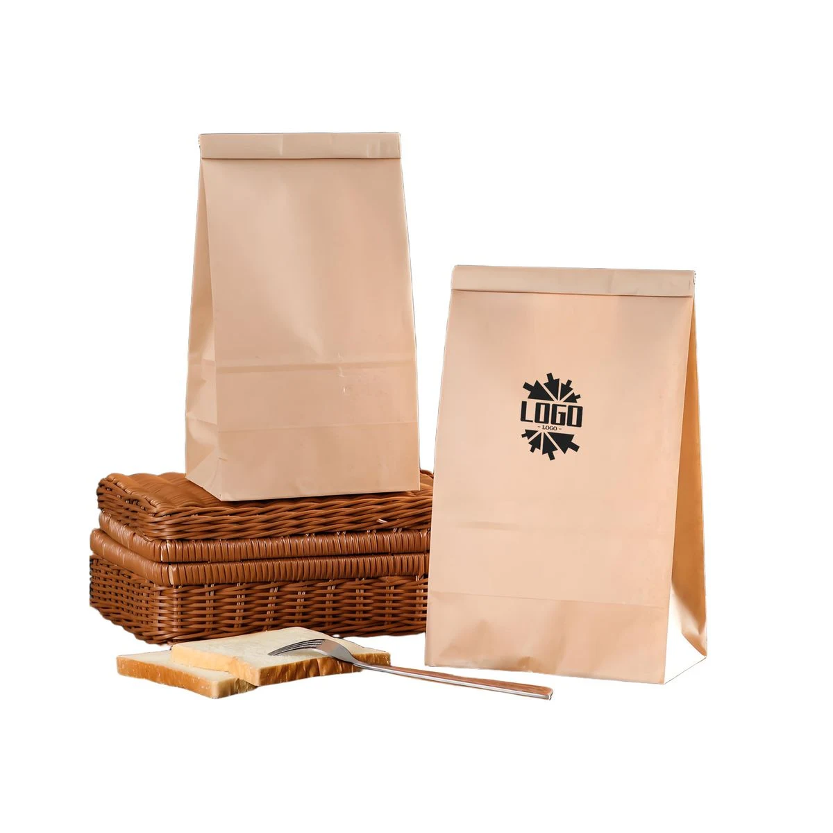 Eco-Friendly Kraft Paper Shopping Bags 1