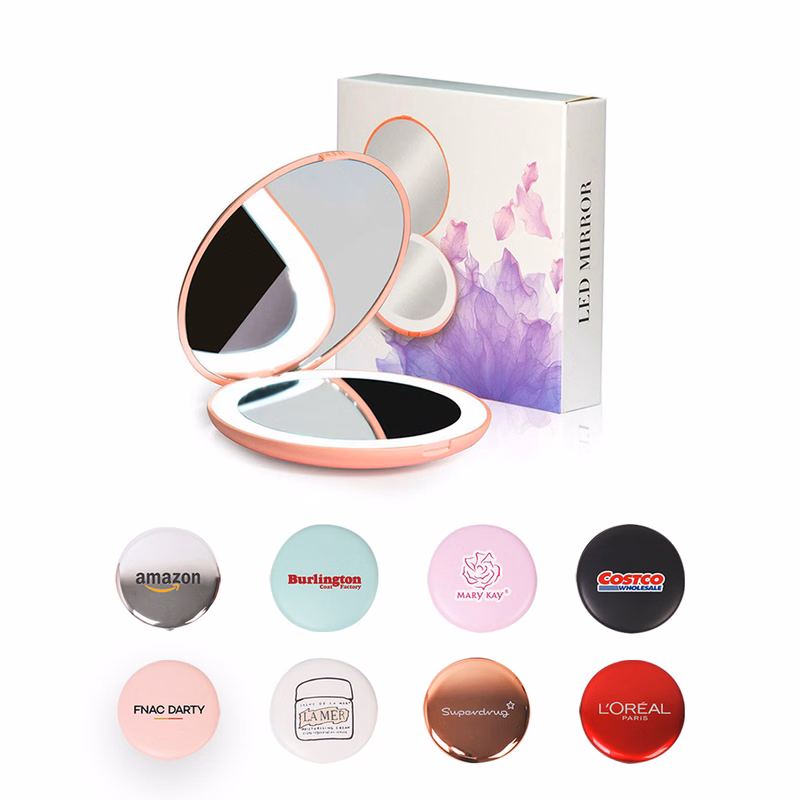Small Makeup Mirror With Led Lights
