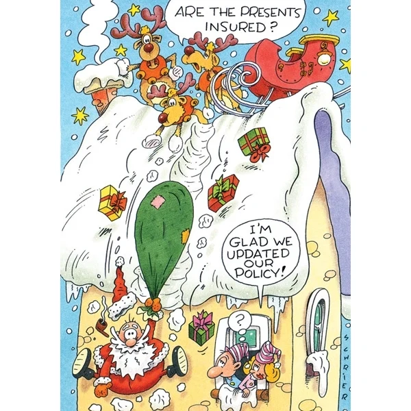Festive Folly Insurance Christmas Cards 1