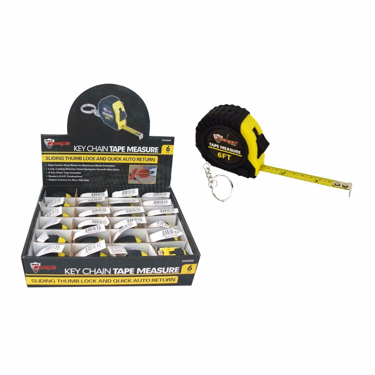 Keychain Tape Measures 6'