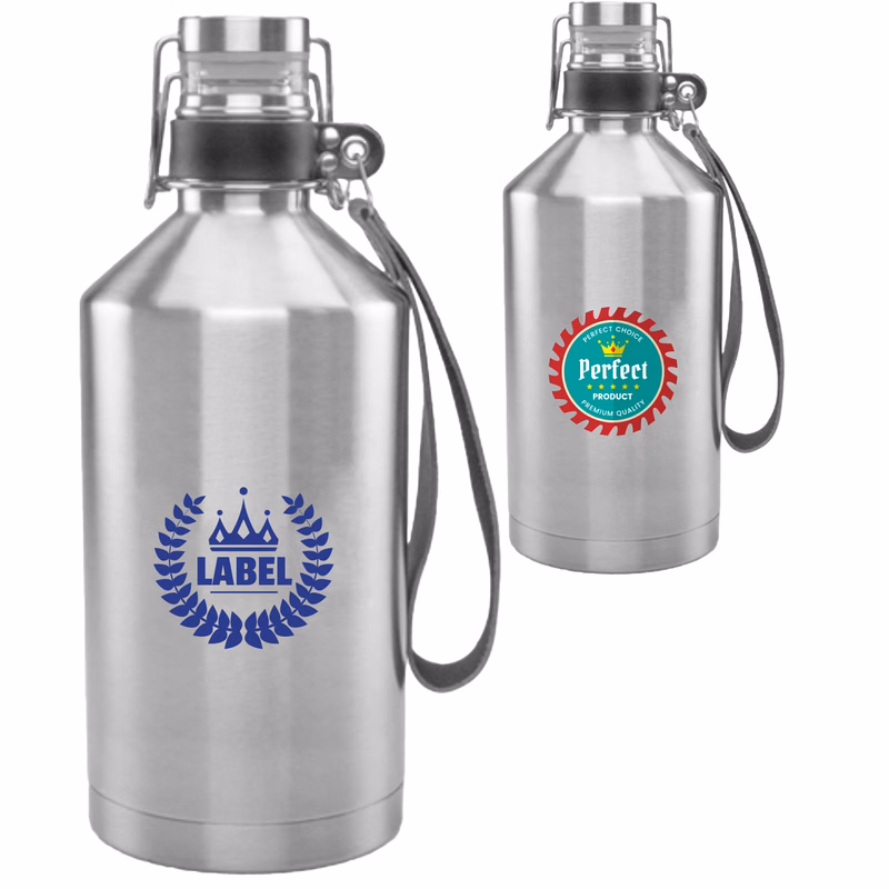 64 oz Stainless Steel Canteen Growlers