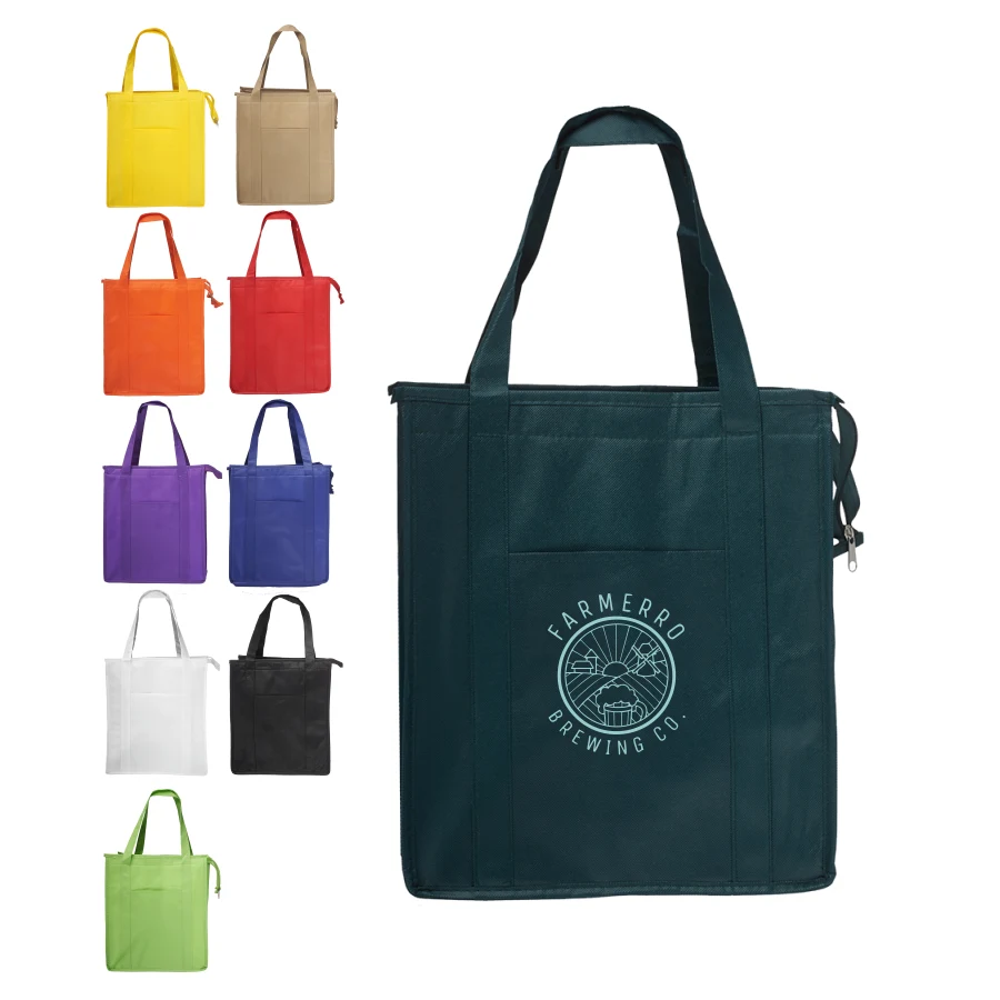 Union Printed - Non-Woven Insulated Tote Bags 1