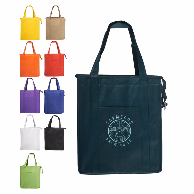 Union Printed - Non-Woven Insulated Tote Bags