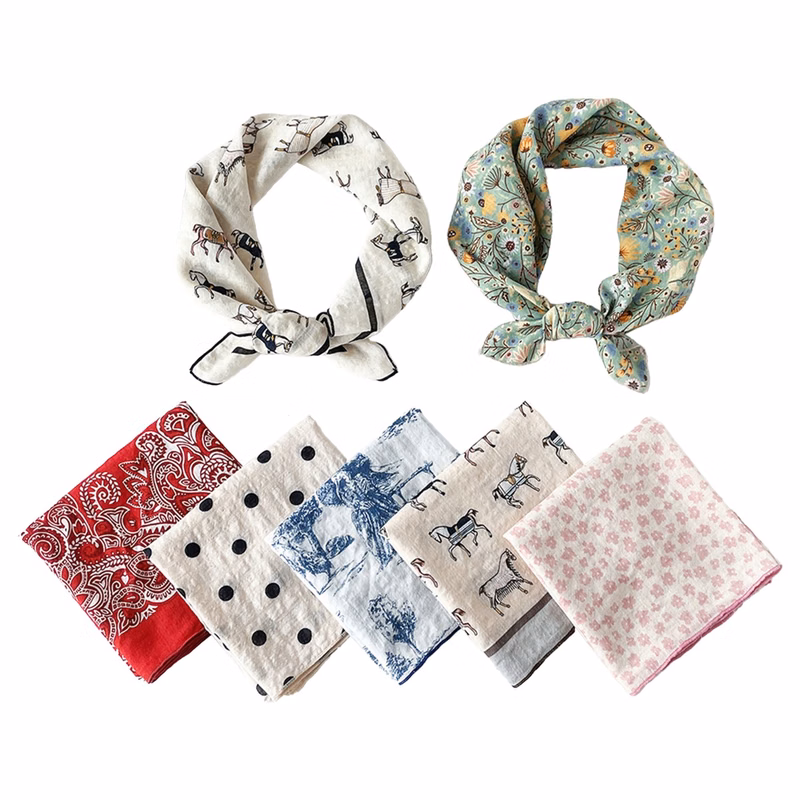 12-Momme Silk Woven Scarf
