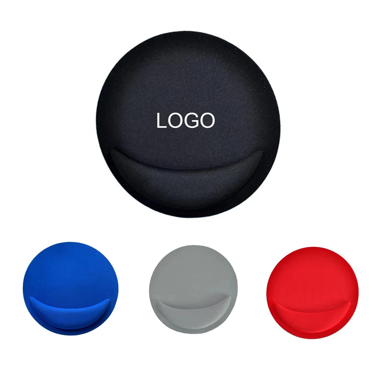 Round Mouse Pad With Wrist Rest 1