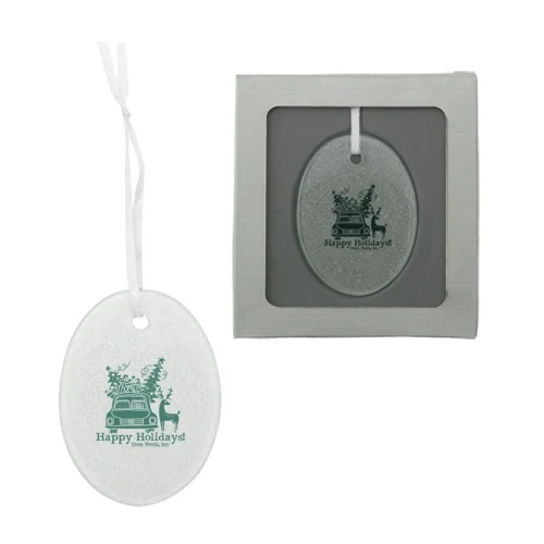 Hammered Glass Ornament 1