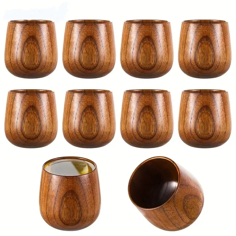Wooden Tea Cup Water Coffee Mug 1