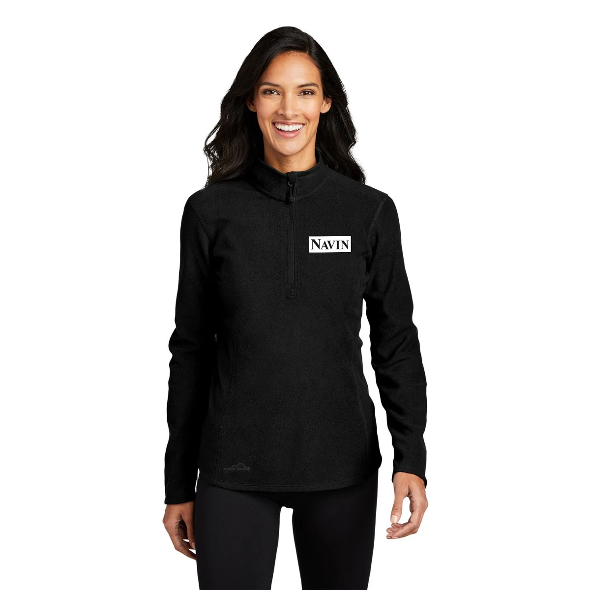 Eddie Bauer® Ladies Half-Zip Microfleece Jacket 1