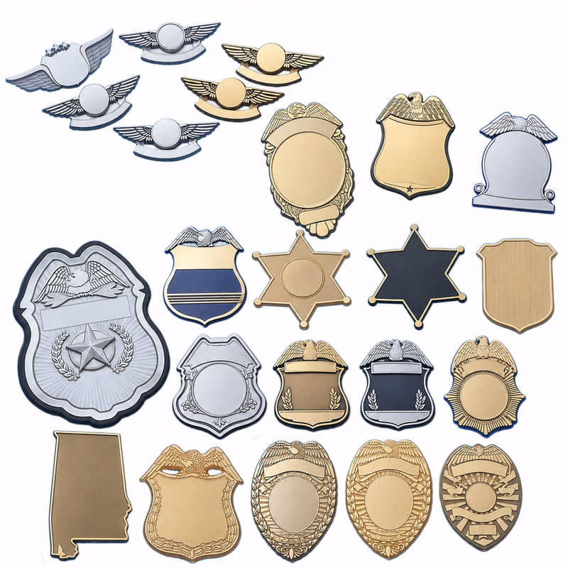 Junior Police Badge With Eagle Emblem