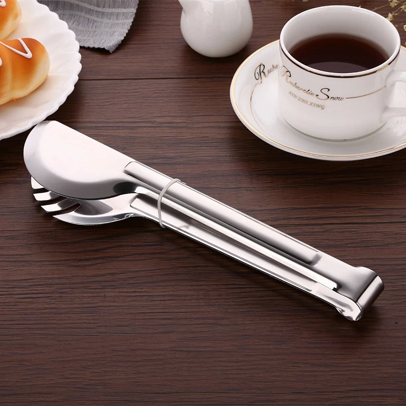 9" BBQ Grill Tongs 1