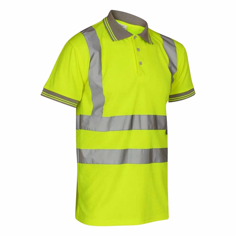 VISIPRO Short Sleeve Reflective Safety Polo with Pocket -