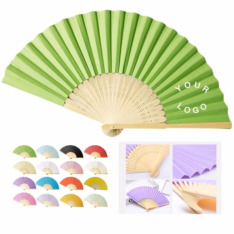 Customizable Bamboo Folding Fan for Gifts