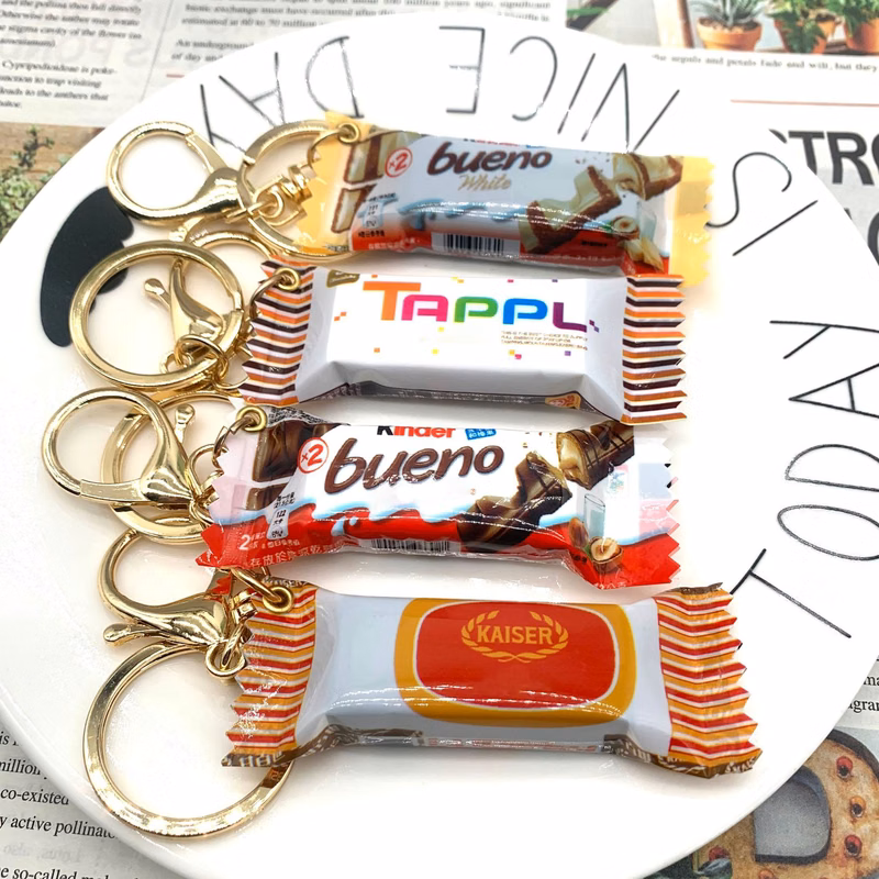Chocolate Candy Keychain