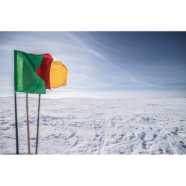 Stock Blank Attention Flag - Square