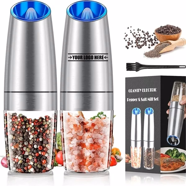 Gravity Electric Salt and Pepper Grinder Set Battery
