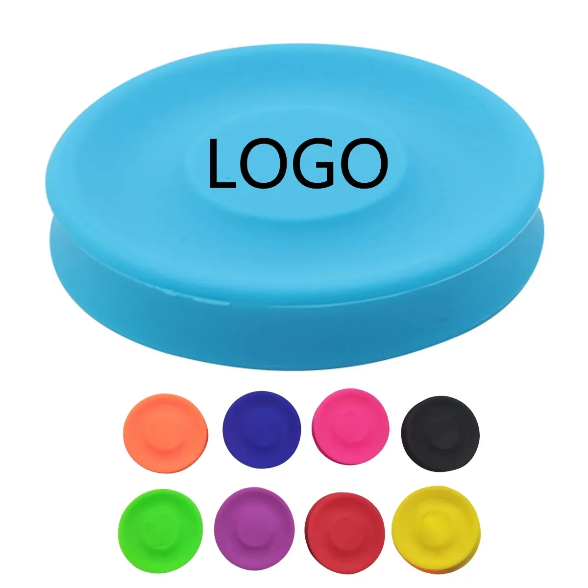 Mini Silicone Flying Disc ZipChip, promotional toy with logo imprint 1