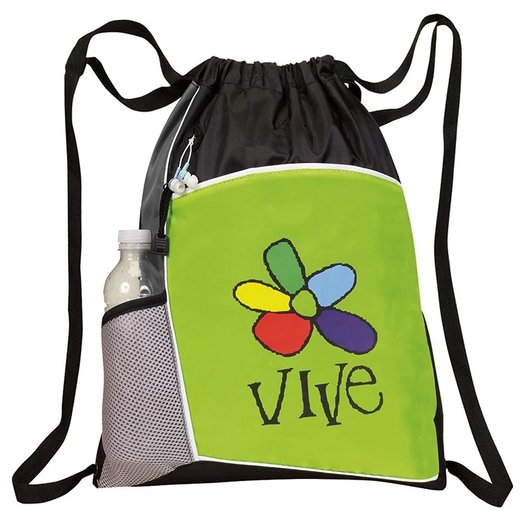Crescent Trimmed Drawstring Duffle 1