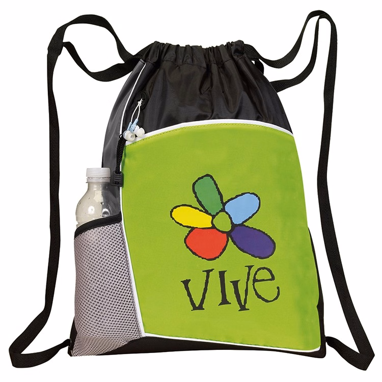 Crescent Trimmed Drawstring Duffle