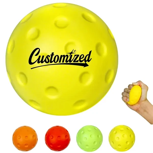 Custom 2.91 Inch Silent Pickleball Foam Practice Ball — Quiet Training Giveaway 1