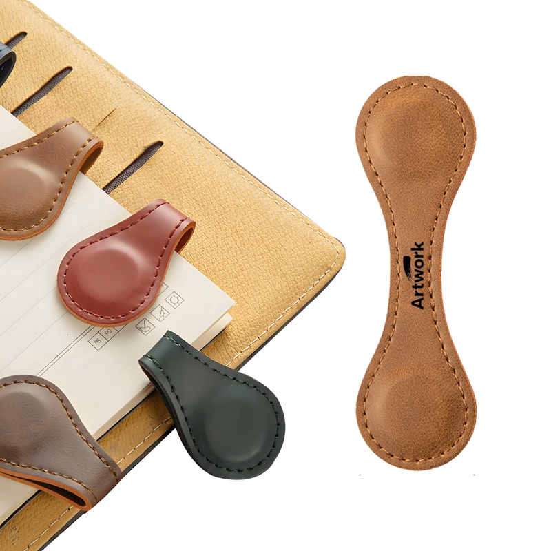 Leather Magnetic Bookmark