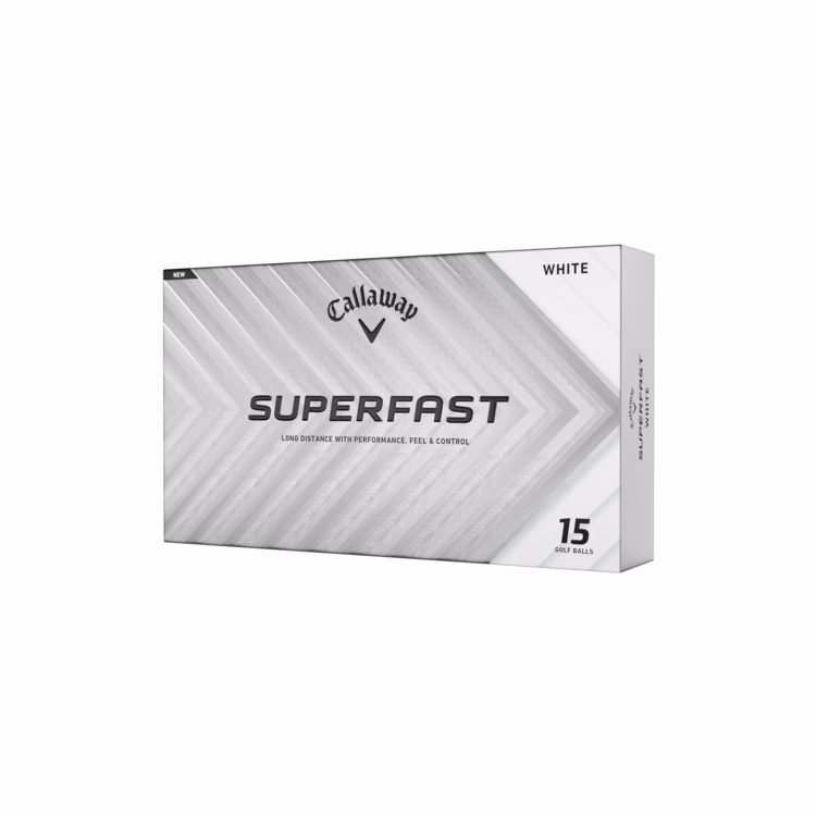 Callaway Superfast Golf Balls 15-Ball Pack - White