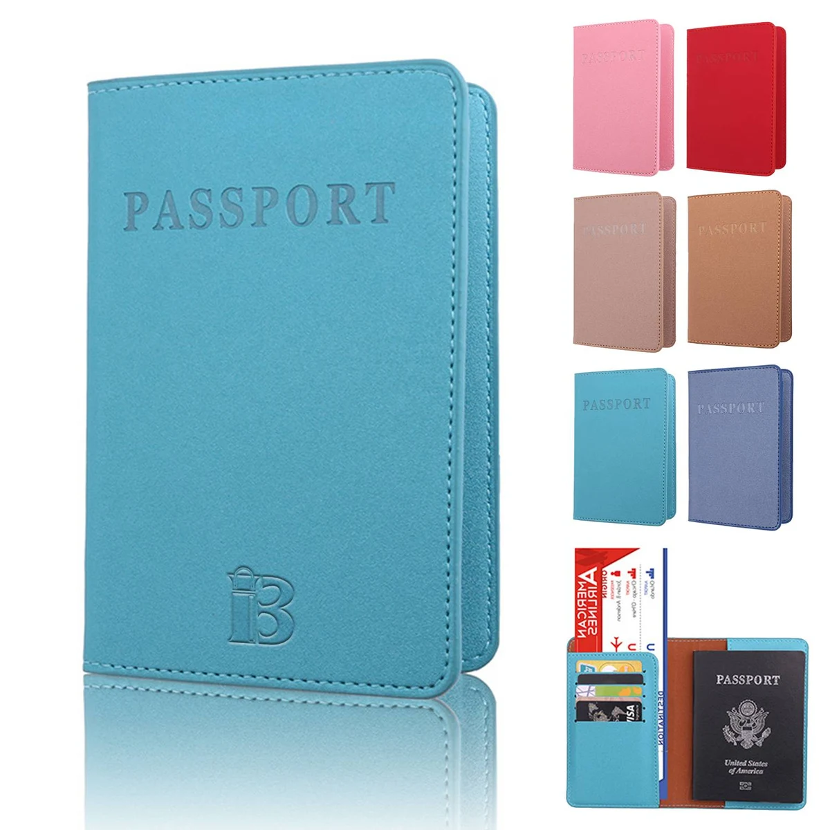 PU ID Folder Passport Bag 1