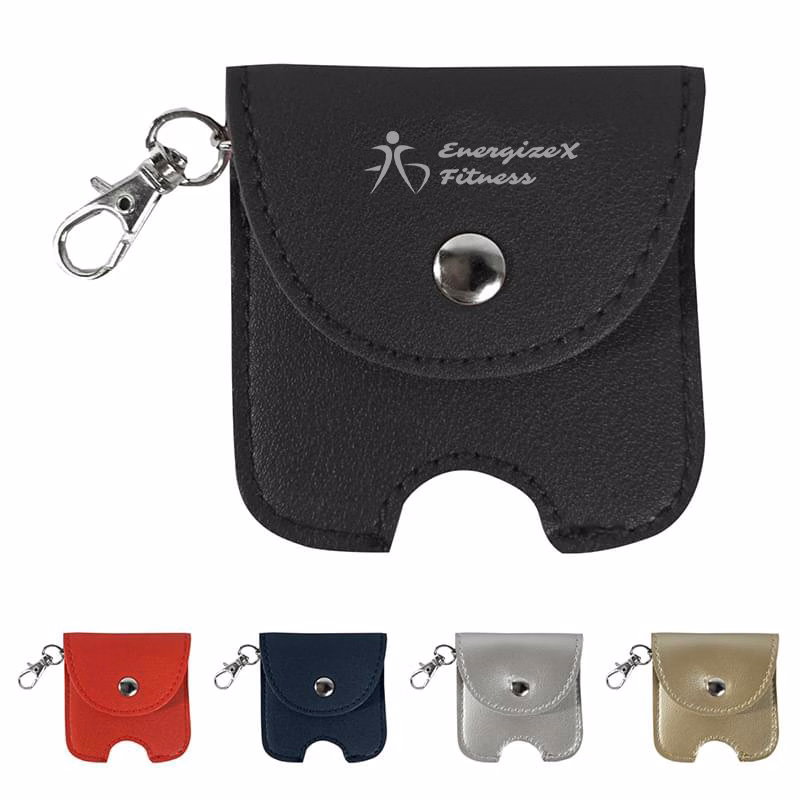 Hand Sanitizer Leatherette Pouch