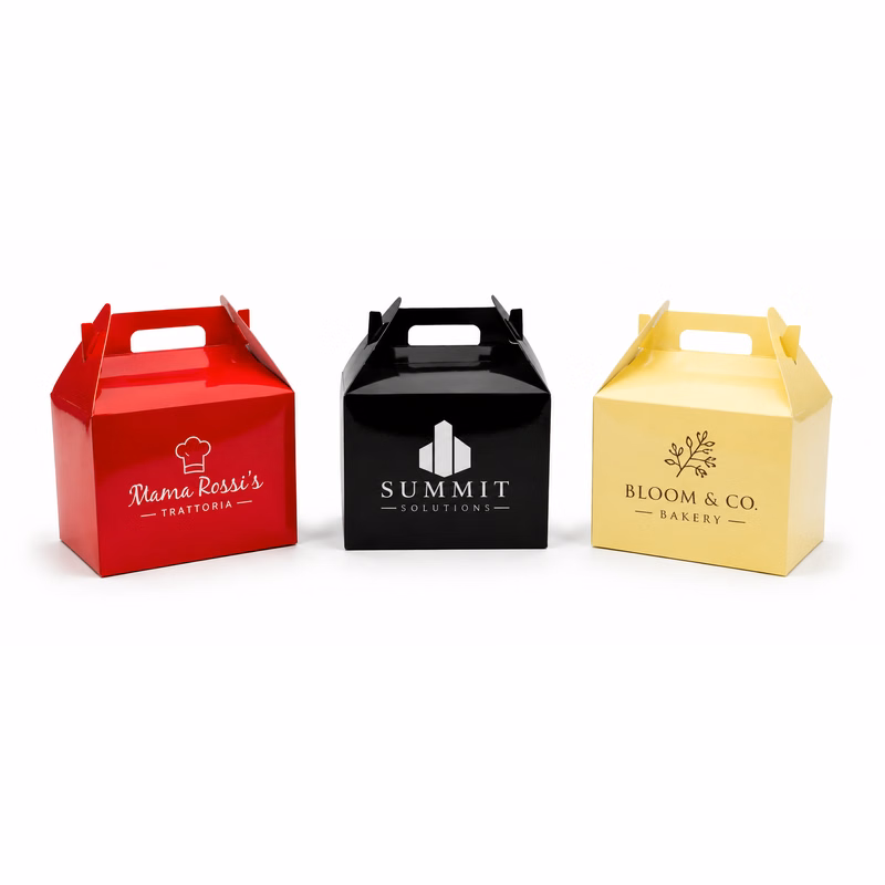 Gloss Colored Gable Boxes