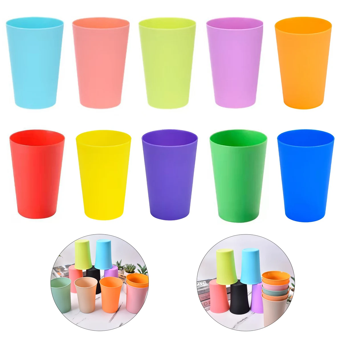 Reusable Plastic Drinking Cups 1