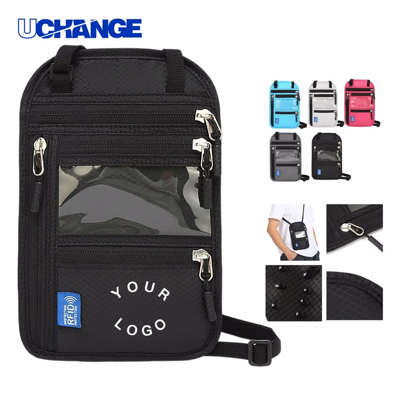 Nylon ID Holder Organizer with Multiple Pockets