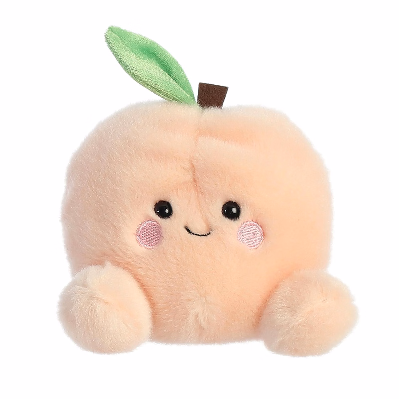 5" Bean Bag Peach Fruit
