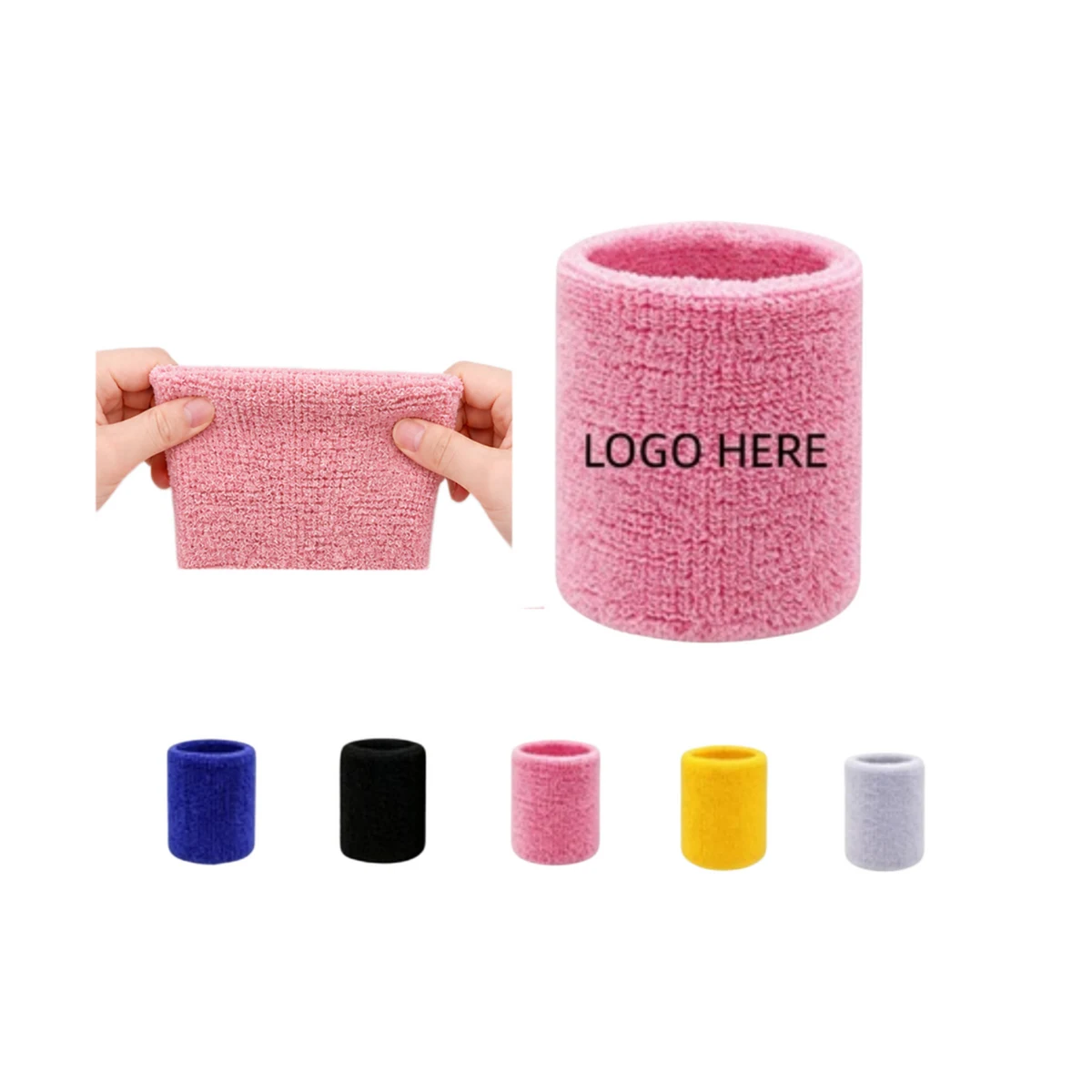 Cotton Sweat Absorbent Wristbands 1
