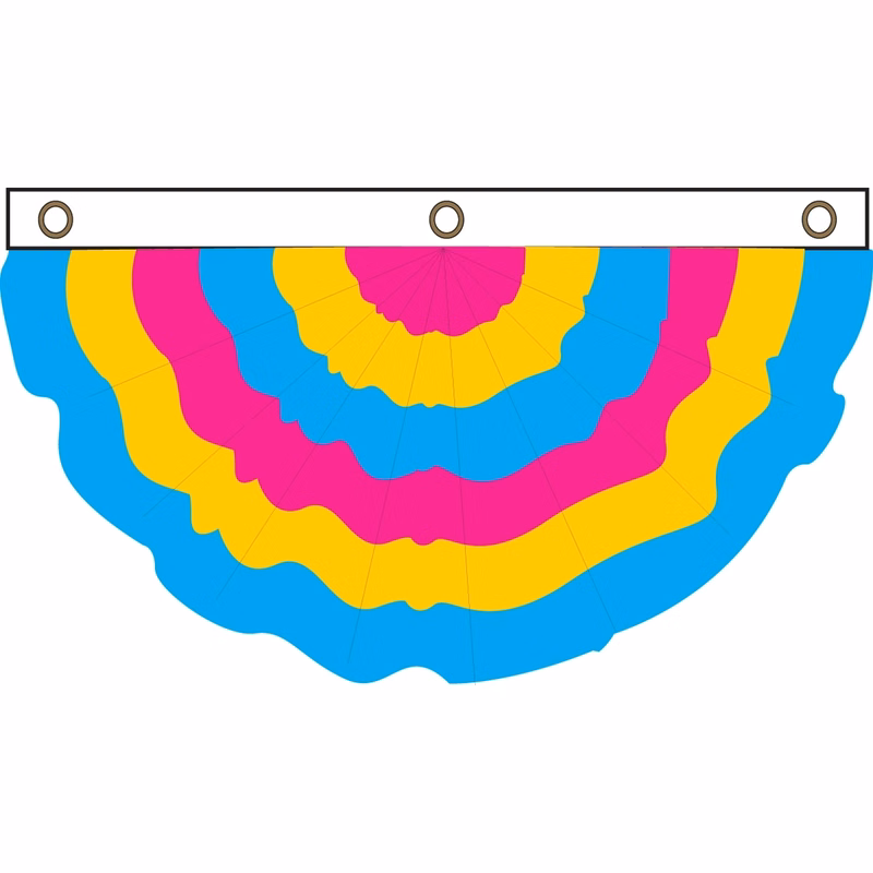 Pansexual Pleated Full Fan
