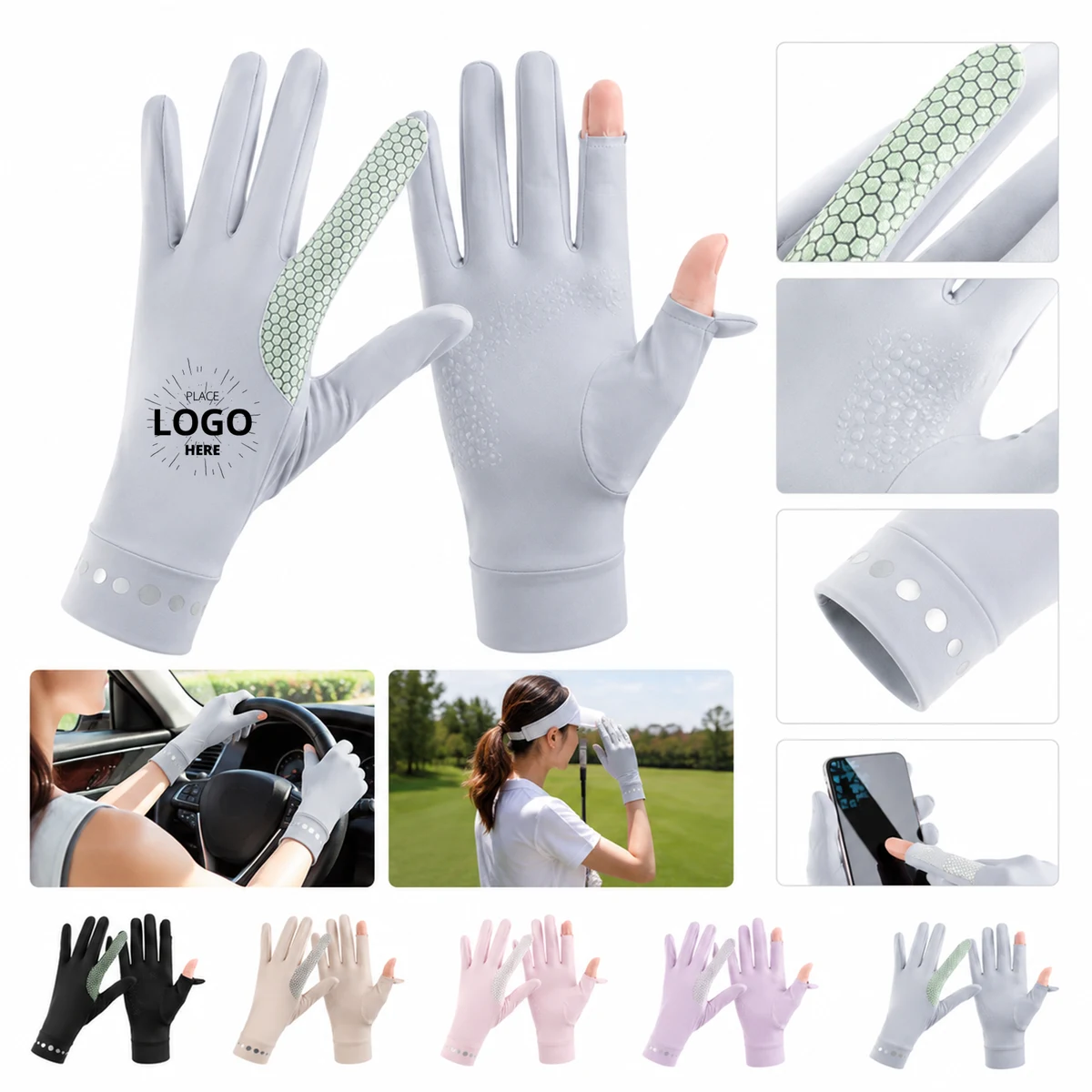 Breathable Anti-Slip Driving Gloves 1