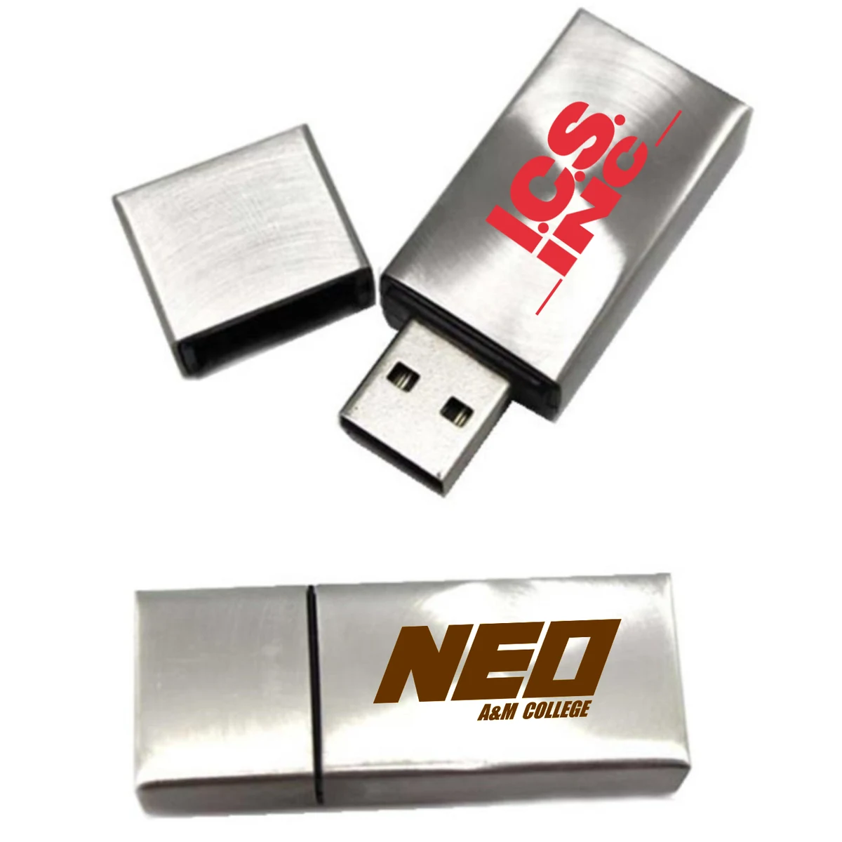 Metallic Radial USB Flash Drive 1