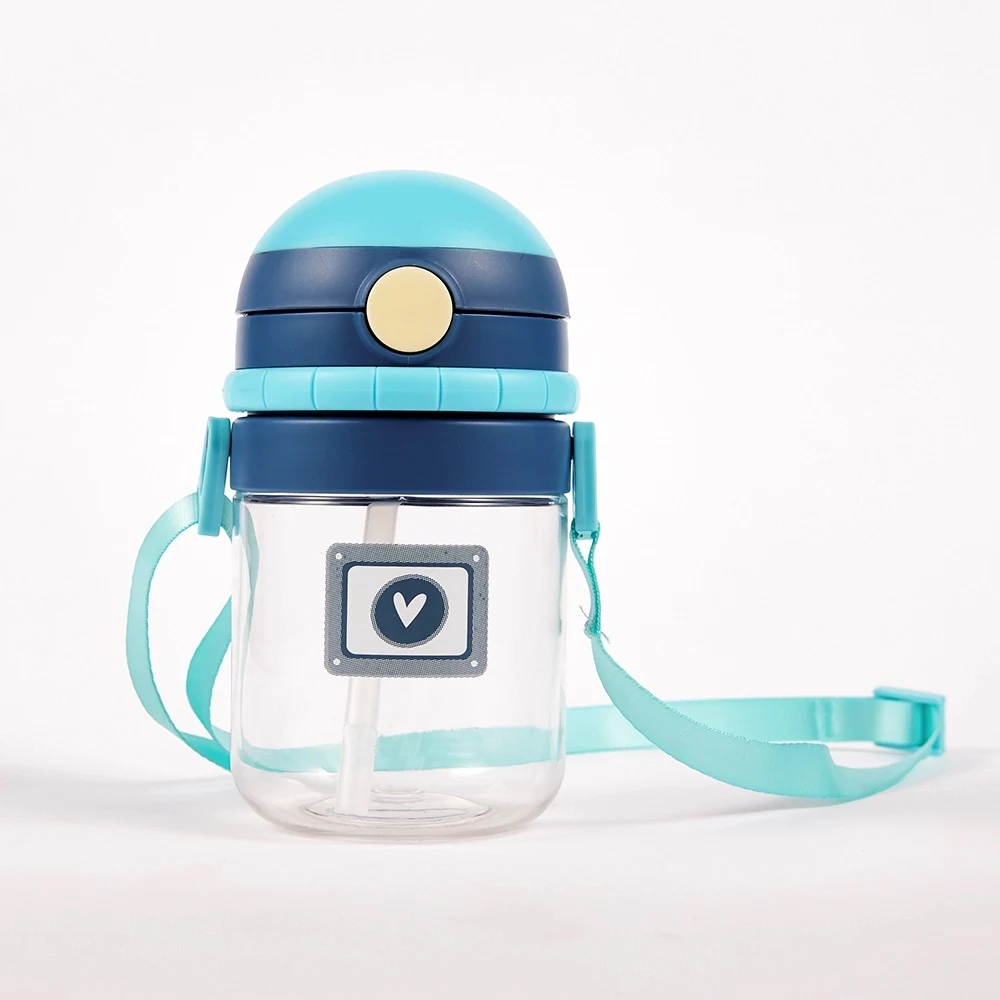 Kids Robot Water Bottle With Lanyard-12 oz 1